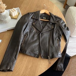 Women’s Moto leather jacket